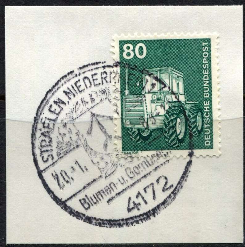 Germany - Federal - Postmark - Used on Piece