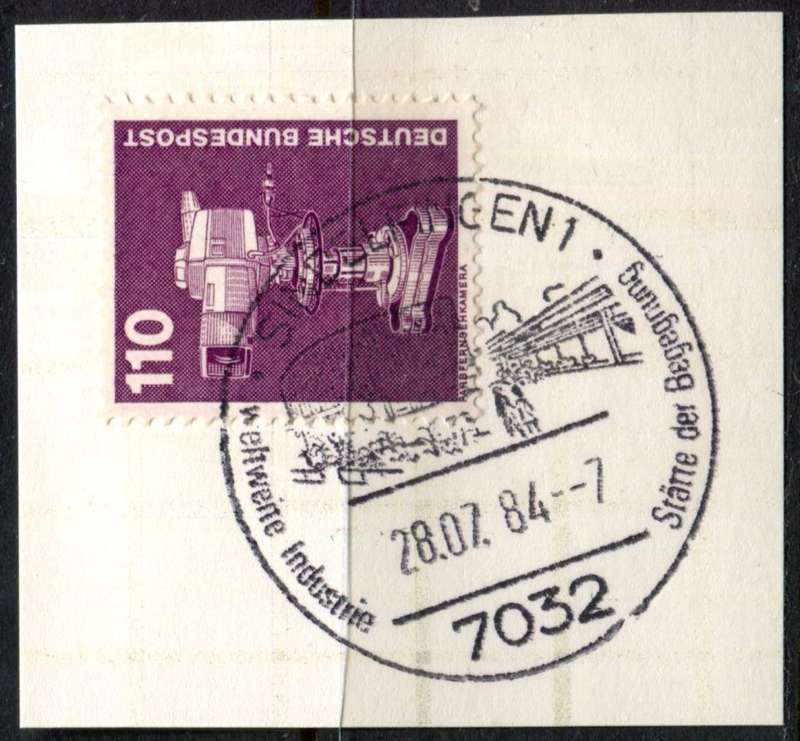 Germany - Federal - Postmark - Used on Piece
