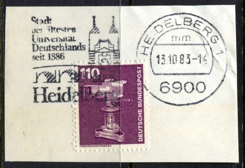 Germany - Federal - Postmark - Used on Piece