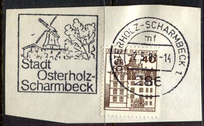 Germany - Federal - Postmark - Used on Piece