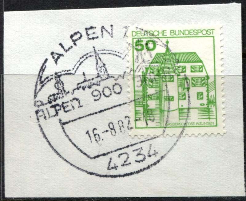 Germany - Federal - Postmark - Used on Piece