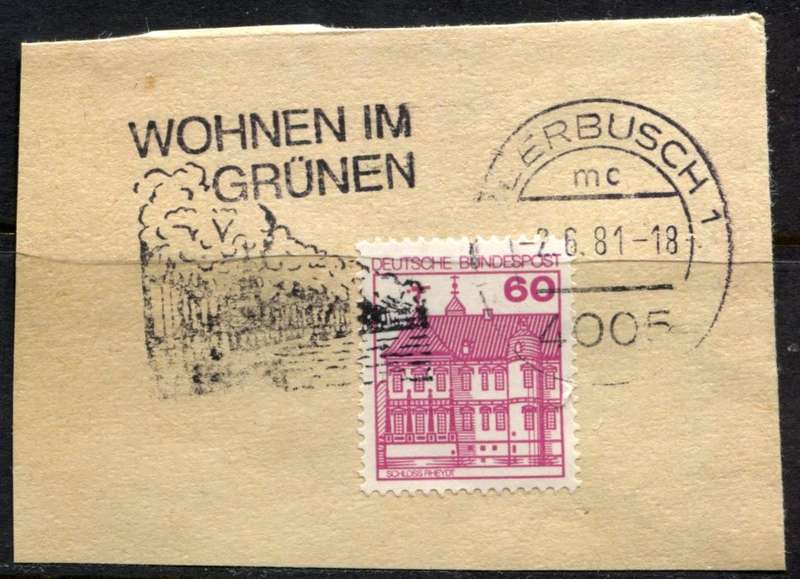 Germany - Federal - Postmark - Used on Piece