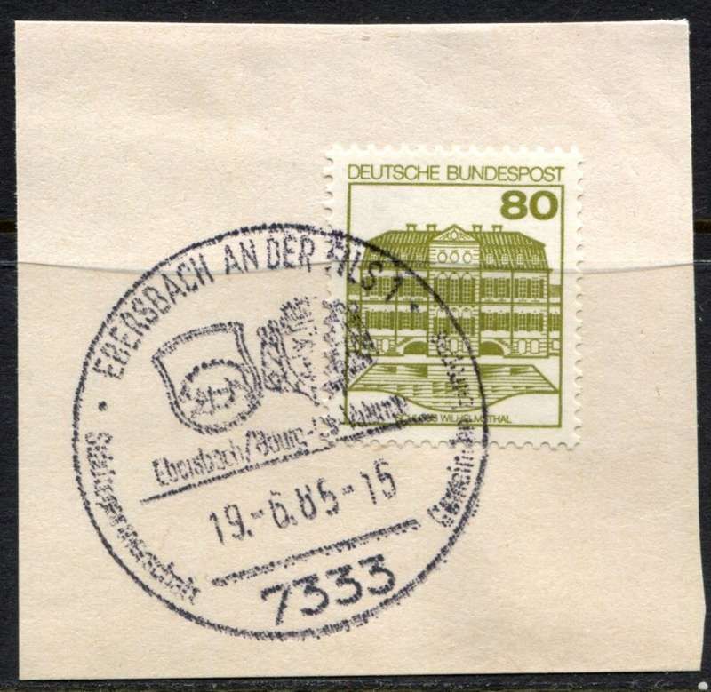 Germany - Federal - Postmark - Used on Piece