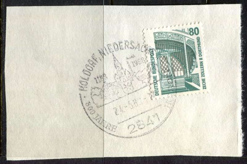 Germany - Federal - Postmark - Used on Piece