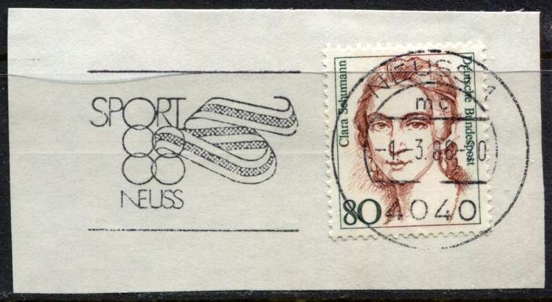 Germany - Federal - Postmark - Used on Piece