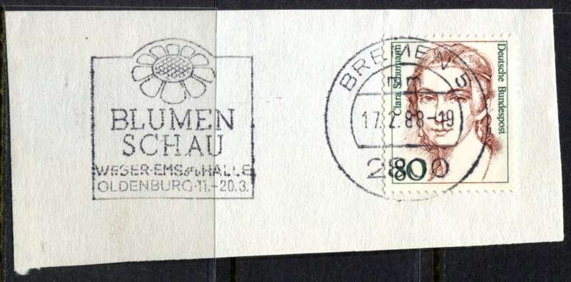 Germany - Federal - Postmark - Used on Piece