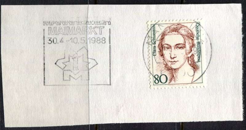 Germany - Federal - Postmark - Used on Piece