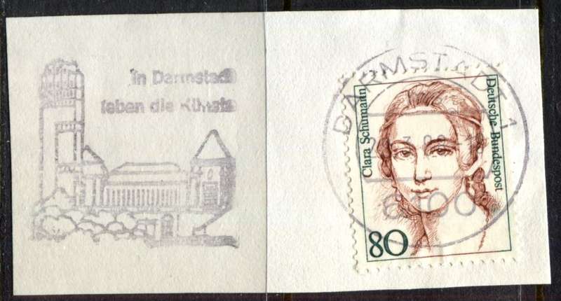 Germany - Federal - Postmark - Used on Piece
