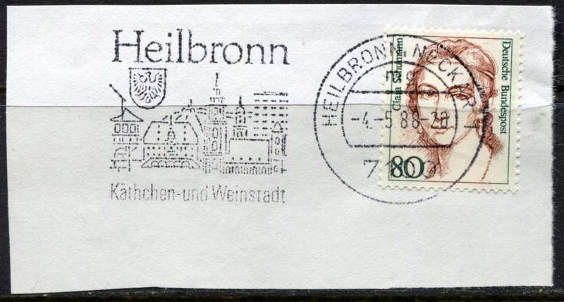 Germany - Federal - Postmark - Used on Piece
