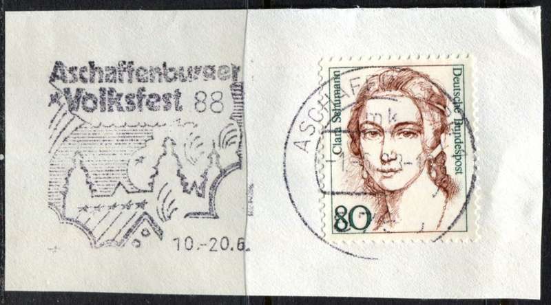 Germany - Federal - Postmark - Used on Piece