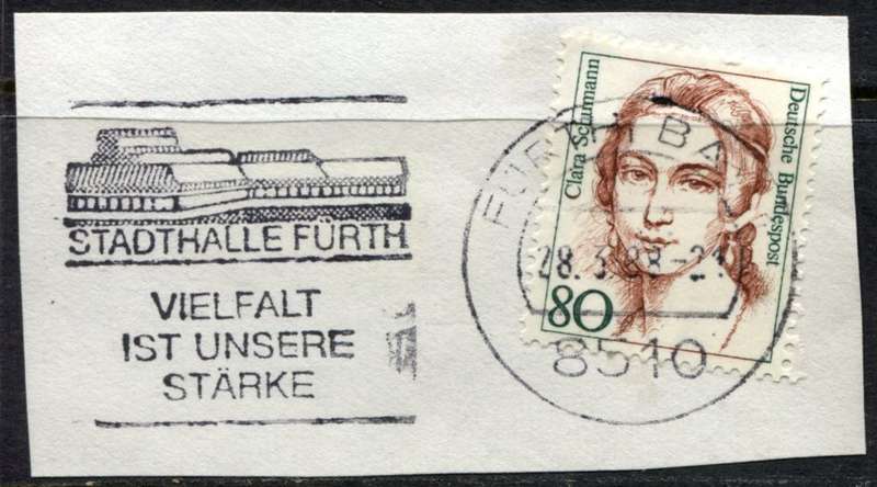 Germany - Federal - Postmark - Used on Piece