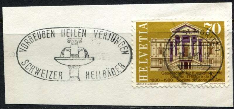 Switzerland - Postmark - Used on Piece