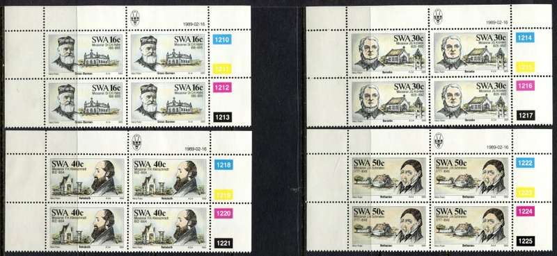 SWA - Set of 4 Control Blocks of 4 - MNH