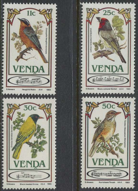 Venda - Birds - 1985 - MNH
