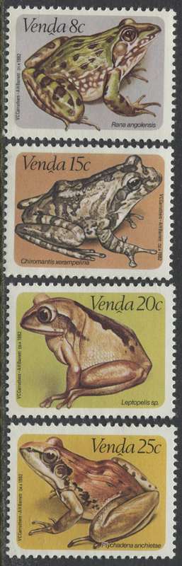 Venda - Frogs - 1982 - MNH