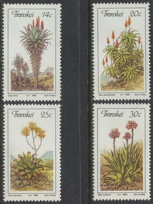 Transkei - Flowers - Aloes - 1986 - MNH
