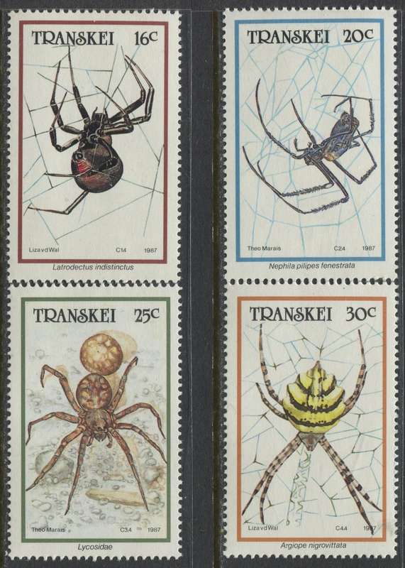 Transkei - Spiders - 1987 - MNH