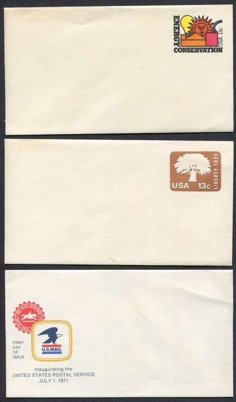 USA - 3 Covers - Unused