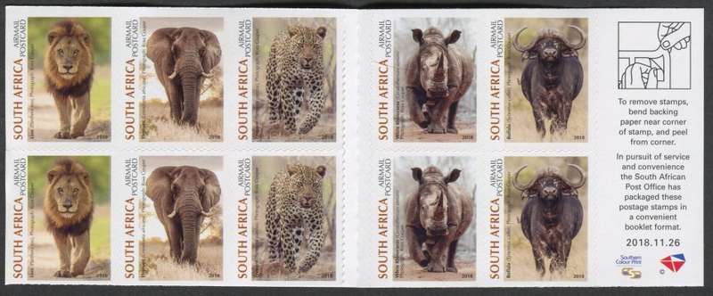 RSA - Complete Booklet of 10 - MNH
