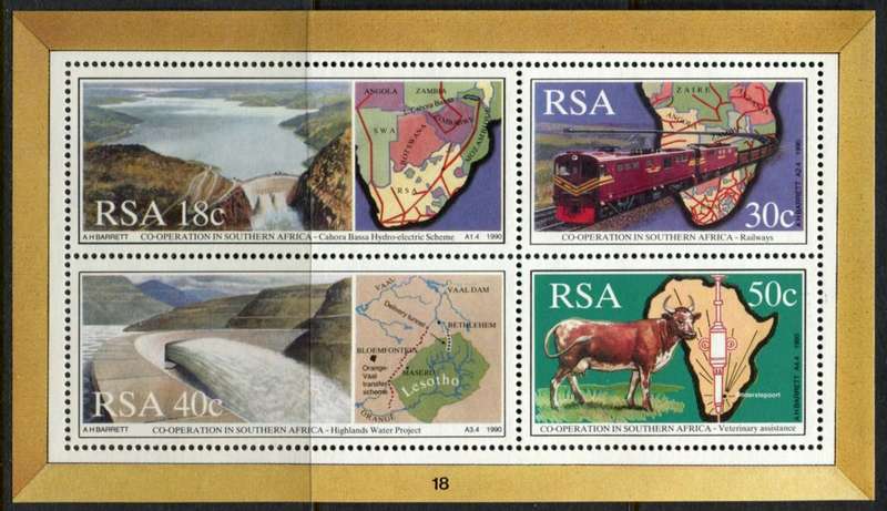 RSA - Miniature Sheet - 1990 - MNH