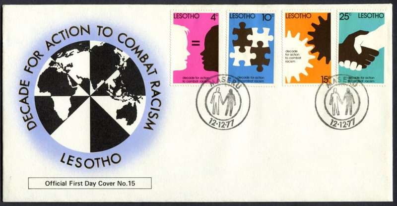 Lesotho  -  1 x FDC no. 15 - 1977
