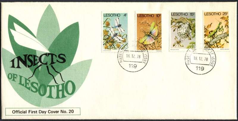 Lesotho  -  1 x FDC no. 20 - 1978