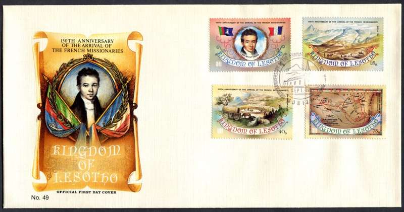 Lesotho  -  1 x FDC  no 49 - 1983