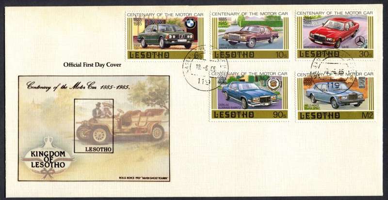 Lesotho  - 1 x FDC - 1985