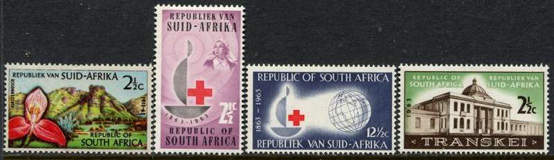 RSA - 4 Stamps of 1963 - MNH