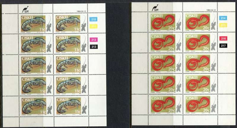 Ciskei - Set of 4 Complete  Sheets of 10 - 1984 - MNH