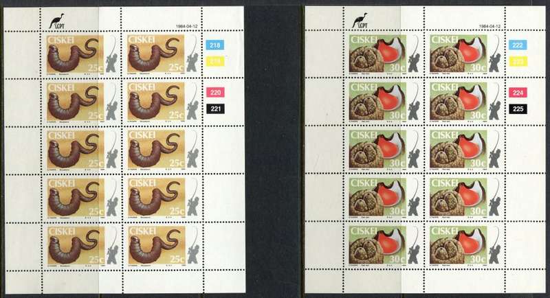 Ciskei - Set of 4 Complete  Sheets of 10 - 1984 - MNH