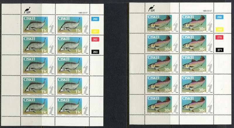 Ciskei - Set of 4 Complete  Sheets of 10 - 1985 - MNH