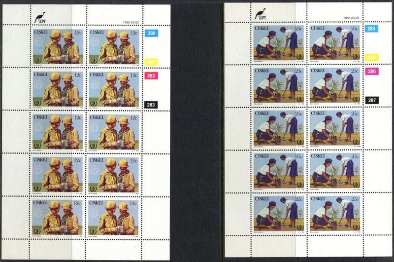 Ciskei - Set of 4 Complete  Sheets of 10 - 1985 - MNH