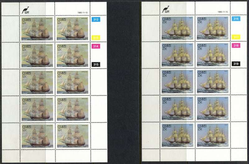 Ciskei - Set of 4 Complete  Sheets of 10 - 1985 - MNH