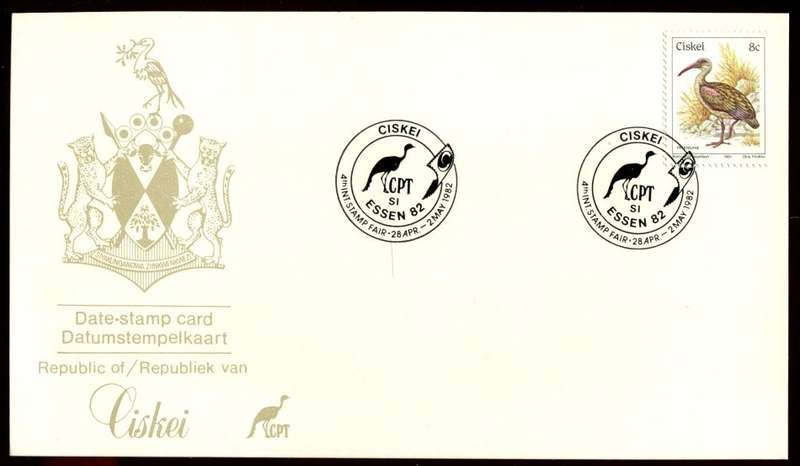 Ciskei - 1 Date Stamp Card - 1982