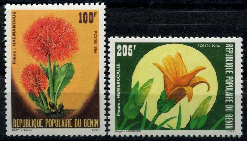Benin - Flowers - 1986 - MNH