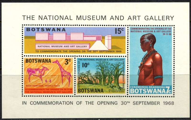 Botswana - Miniature Sheet - 1968 - MNH
