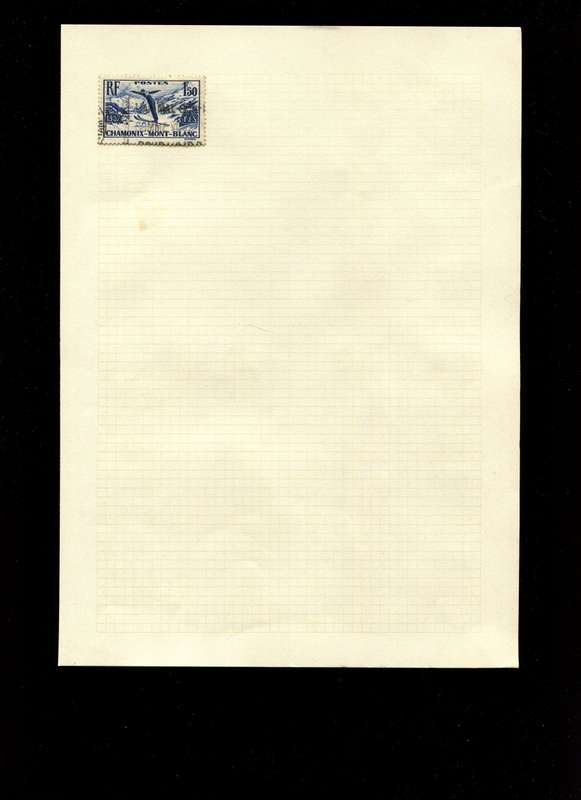 France - 1 Stamp Mounted On Old Album Page
