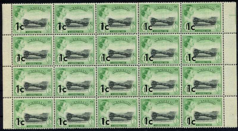 Swaziland - Block of 20 - 1961 - MNH