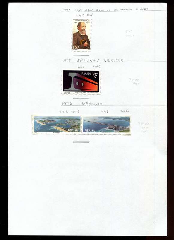 RSA - 4 Stamps  Mounted On Old Album Page