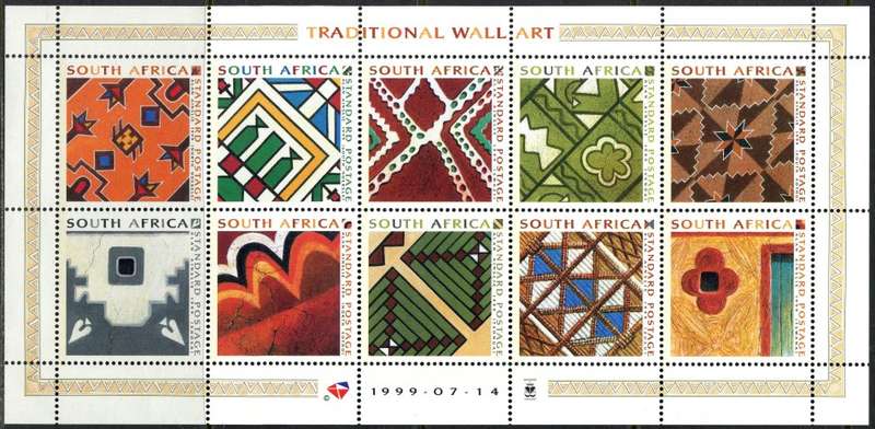 RSA - Complete Sheet of 10 - 1999 - MNH