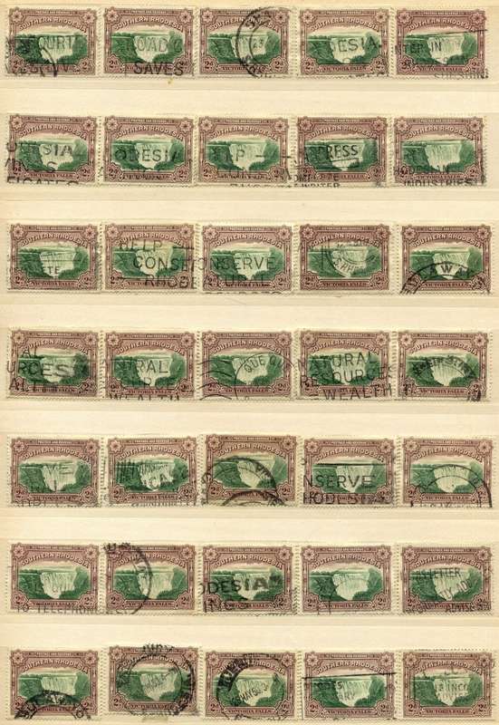 Southern Rhodesia - Bulk Lot - 1935 -  Used