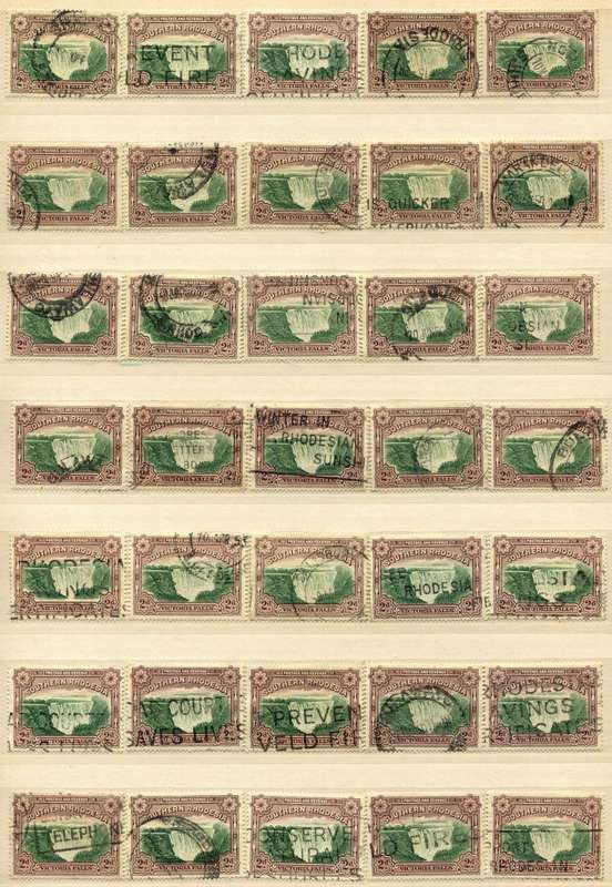 Southern Rhodesia - Bulk Lot - 1935 -  Used