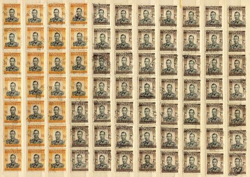 Southern Rhodesia - Bulk Lot - 1937 -  Used