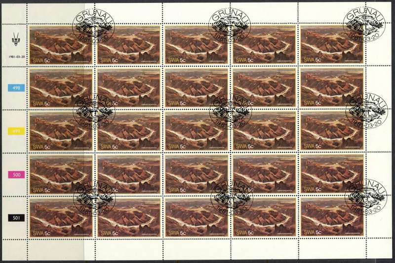 SWA - Set of 4 Complete Sheets of 25 - 1981 - CTO