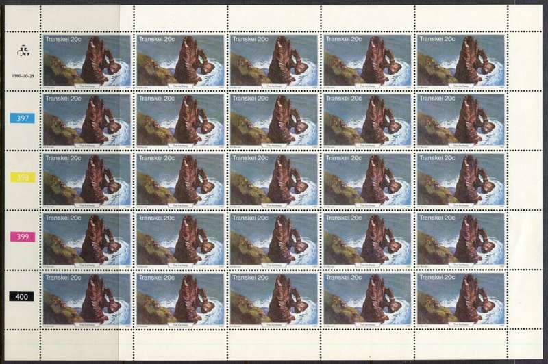 Transkei - Set of 4 Complete Sheets of 25 - 1980 - MNH