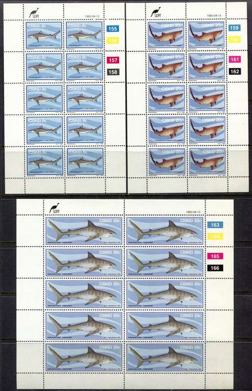Ciskei - Set of 5 Complete Sheets of 10 - 1983 - MNH