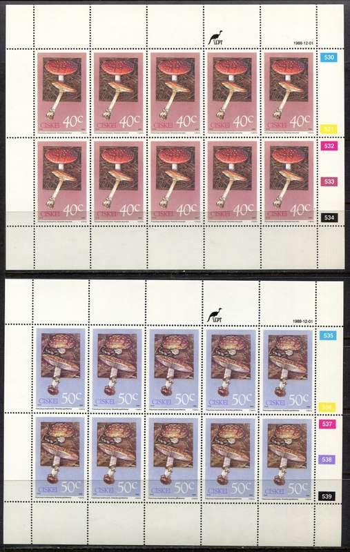 Ciskei - Set of 4 Complete Sheets of 10 - 1988 - MNH
