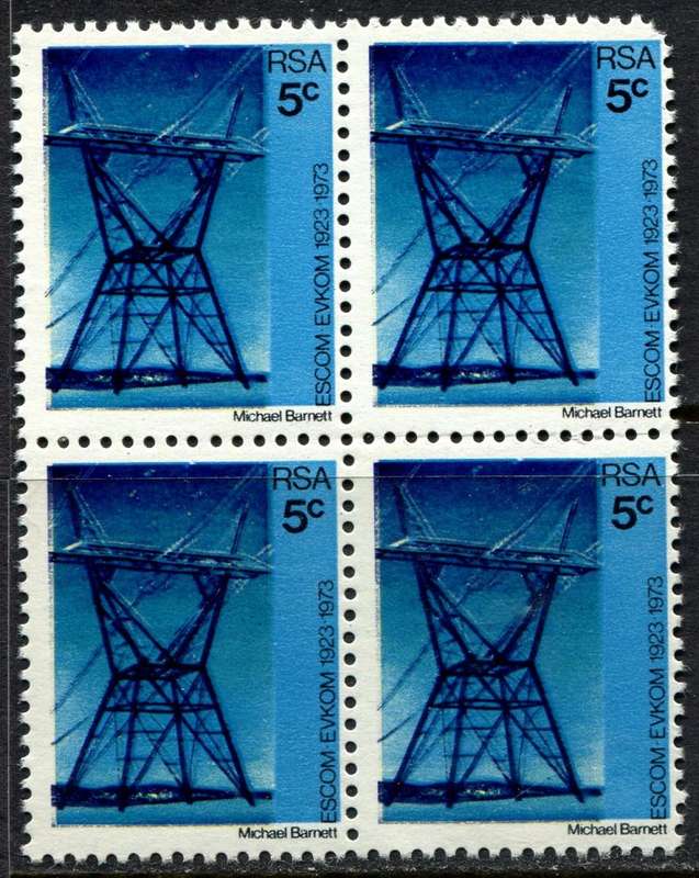 RSA - Minor Perforation Shift - 1973 - MNH