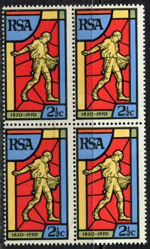 RSA - Minor Perforation Shift - 1970 - MNH